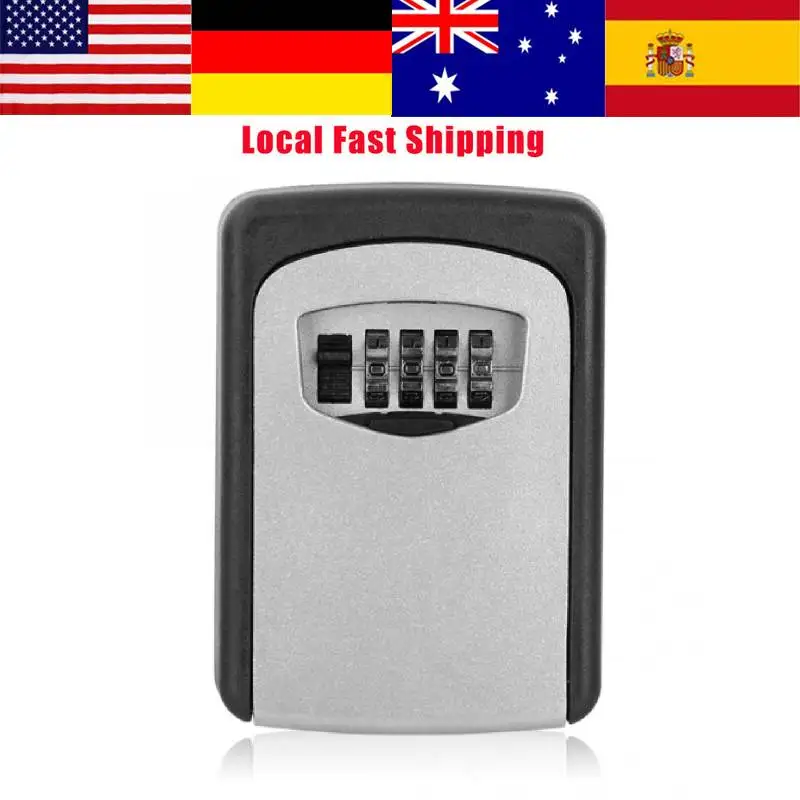 Уличный настенный ключ для безопасности сейф ключей 4 значный замок|Замки| |