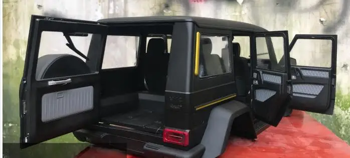1/10 весы Rock Cralwer грузовика 313 мм G50 G65 черный Окрашенный корпус подходит для осевого