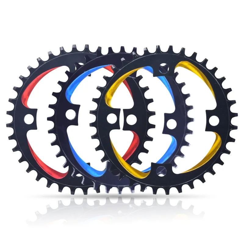 TRUYOU круглая форма узкая широкая 34 T/36 T/38 T 104BCD MTB велосипедная цепь круг шатун одна пластина 7075 сплав велосипедная цепь