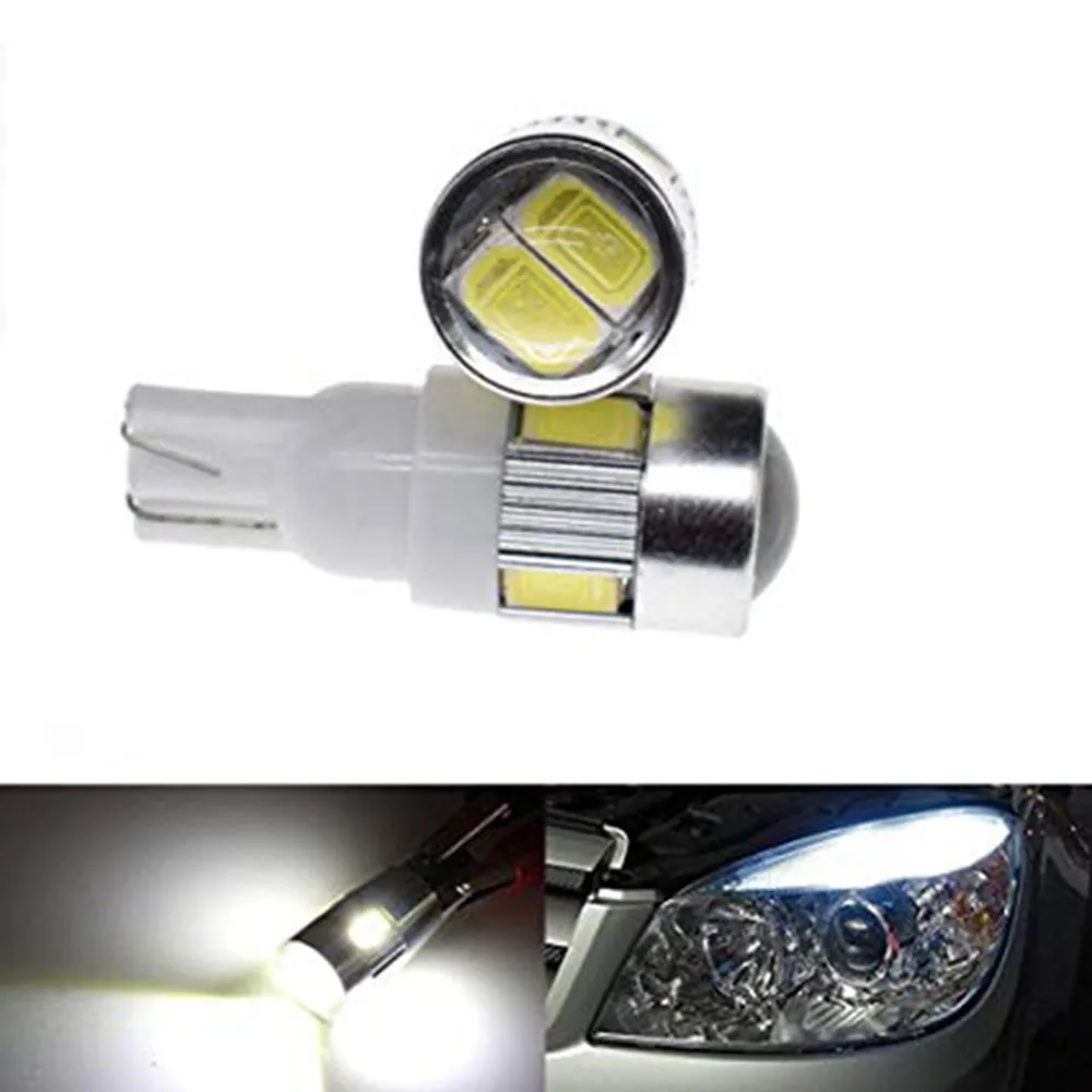 

YSY 200X T10 6SMD 5730 светодиодный объектив проектора авто Клин лампа для чтения Подсветка регистрационного номера 194 W5W 6SMD 5730 светодиодный габаритный автомобильный фонарь