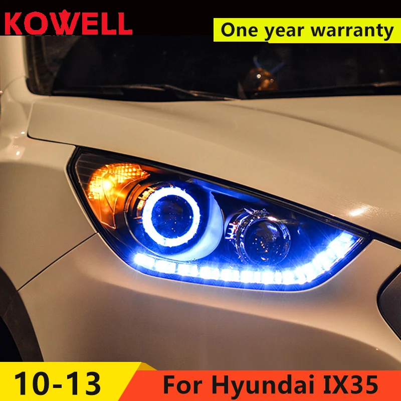 

KOWELL Car Styling 2010 2011 2012-2015 Head Lamp for Hyundai IX35 Headlights New Tuscon LED Headlight LED DRL Bi Xenon Lens