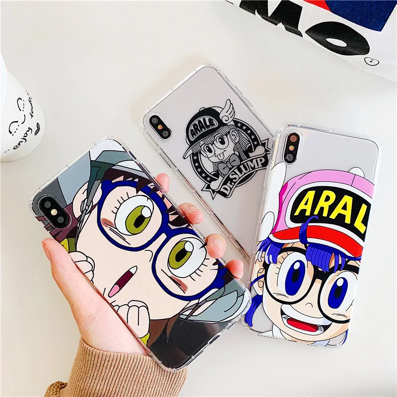 Dragon Ball DragonBall z Soft TPU Phone Cases For iPhone 6 6s 7 8 X XS max XR Case Arale Transparent Silicone Back Cover |