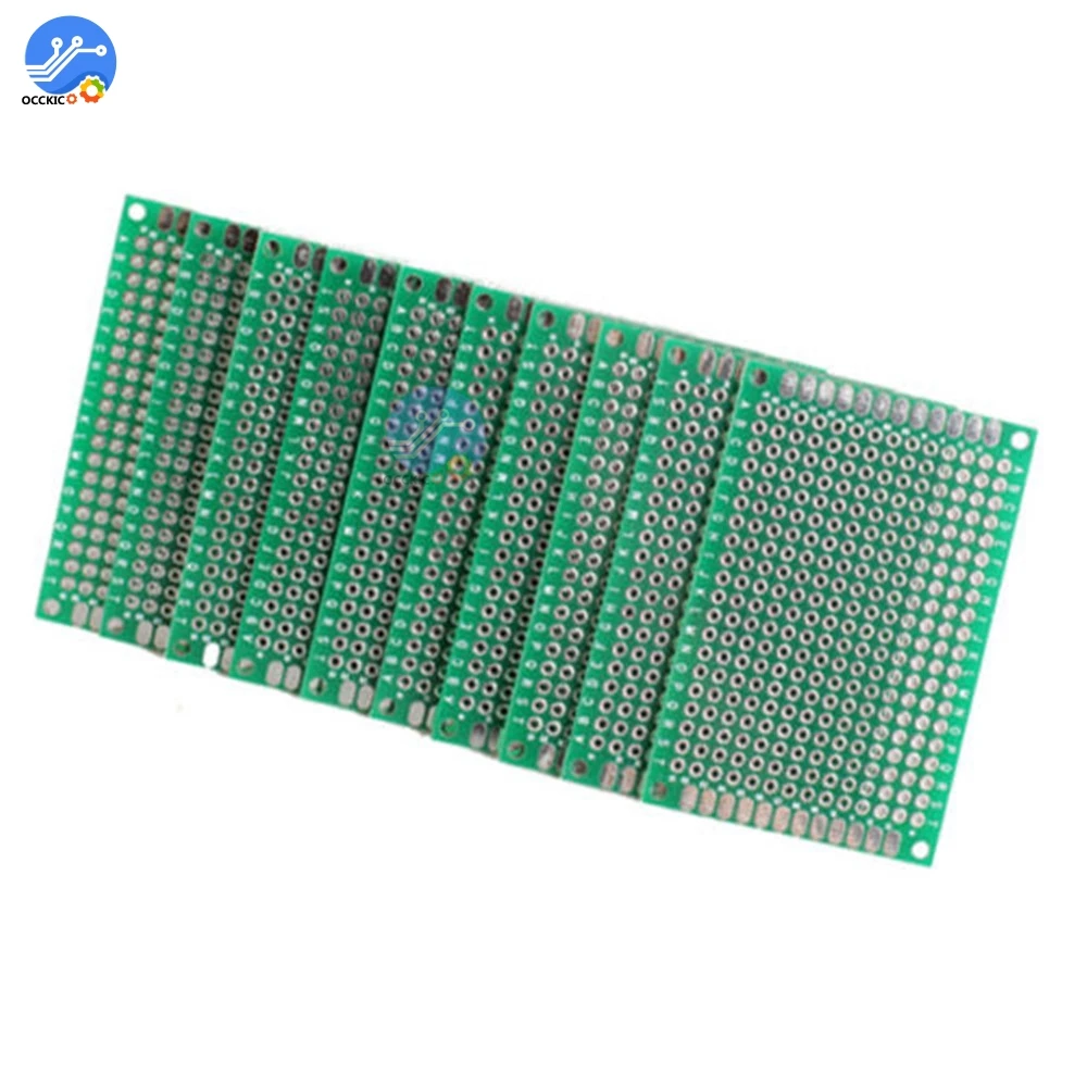 10 шт. 4x6 см 40x60 мм универсальная печатная плата для Arduino FR4 опытная разработка