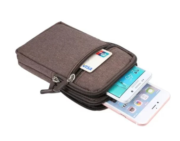 На застежке липучке ремешках мобильный телефон сумка для Nokia 6 (2018) Wiko Tommy 2 Plus/Lenny 4