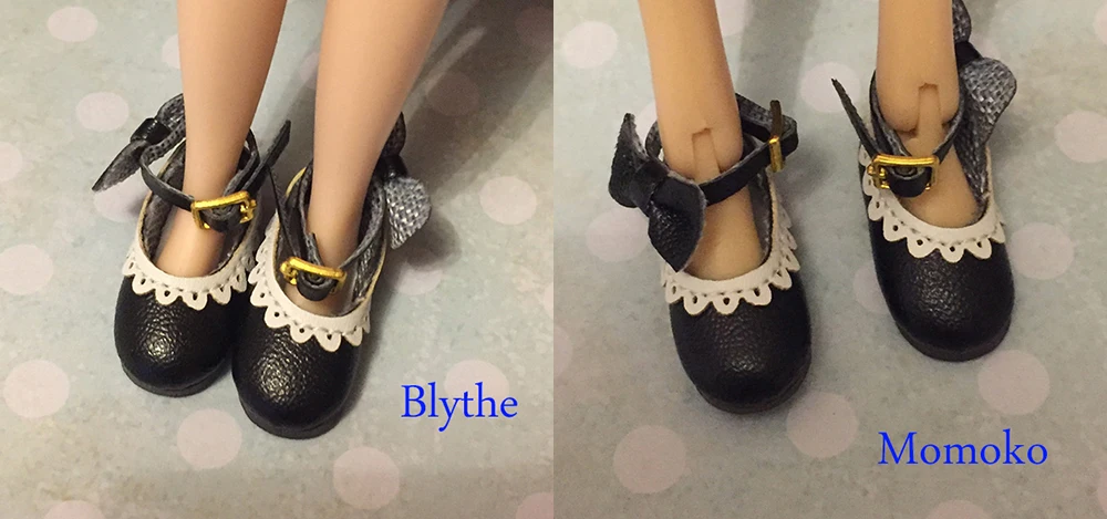 Кукольная обувь с бантом blyth (подходит для Блит AZ licca Pullip doll Holal Dolls)|doll shoes|blythe shoespullip