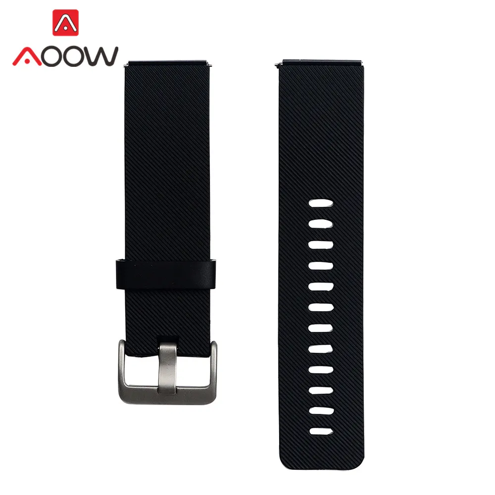 Black S/L силиконовый ремешок для Fitbit blaze Quick Release из мягкой резины для дайвинга, спортивный сменный Браслет, ремешок для смарт-часов - Цвет ремешка: Black