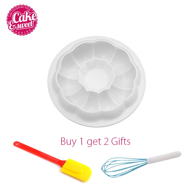 3D Круглый венок в форме венка форма для торта чизкейк инструменты украшения