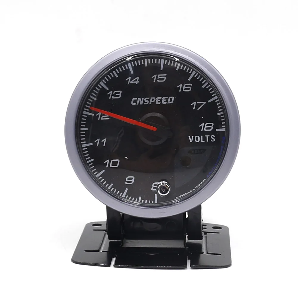 Voltmeter CNSPEED 2,5 дюймов 60 мм турбонаддув датчик температуры воды датчик давления масла выхлопного напряжения гоночный автомобиль YC101347 - Цвет: Voltmeter