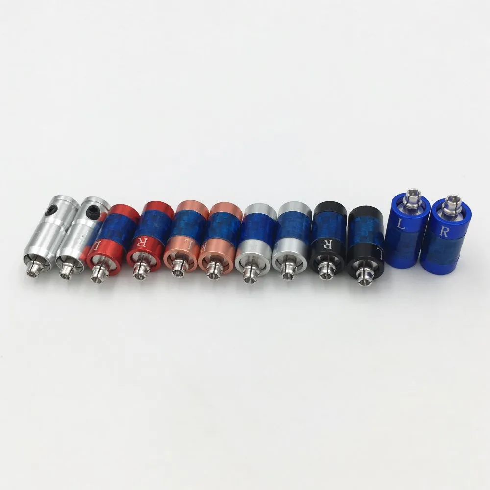 10 пар штырьков для наушников Shure ED5 SE535 корпус из углеродного волокна MMCX родиевое