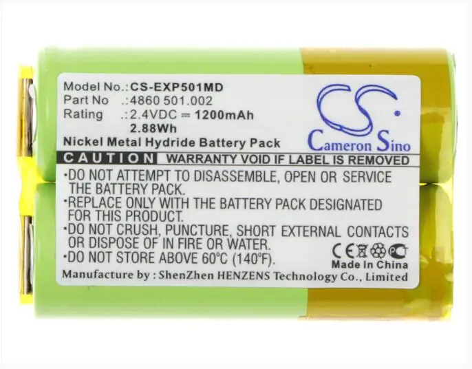 

Cameron Sino 1200mAh battery for EPPENDORF 4860 Research Pro 000.011 000.020 000.038 000.046 000.054