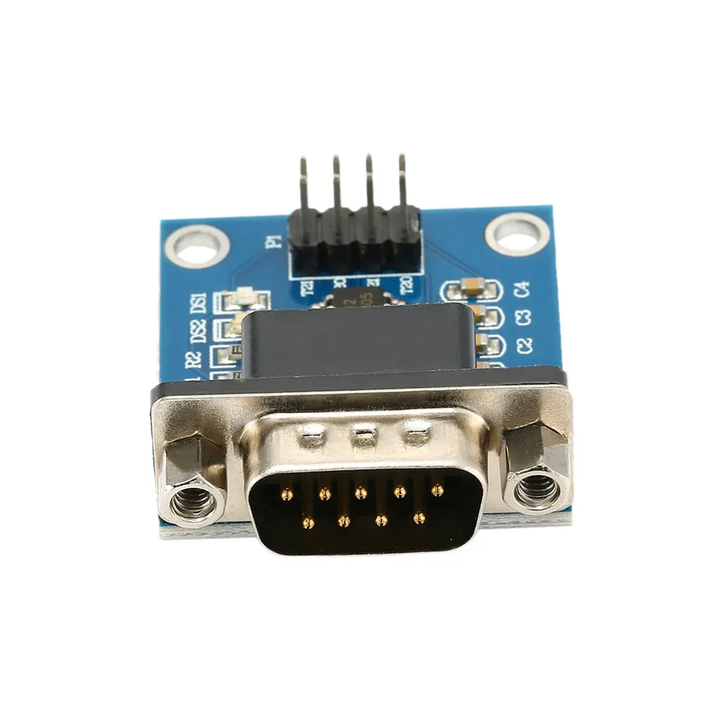 MAX3232 RS232 к TTL Модуль конвертера последовательного порта DB9 разъем MAX232 Diy Kit