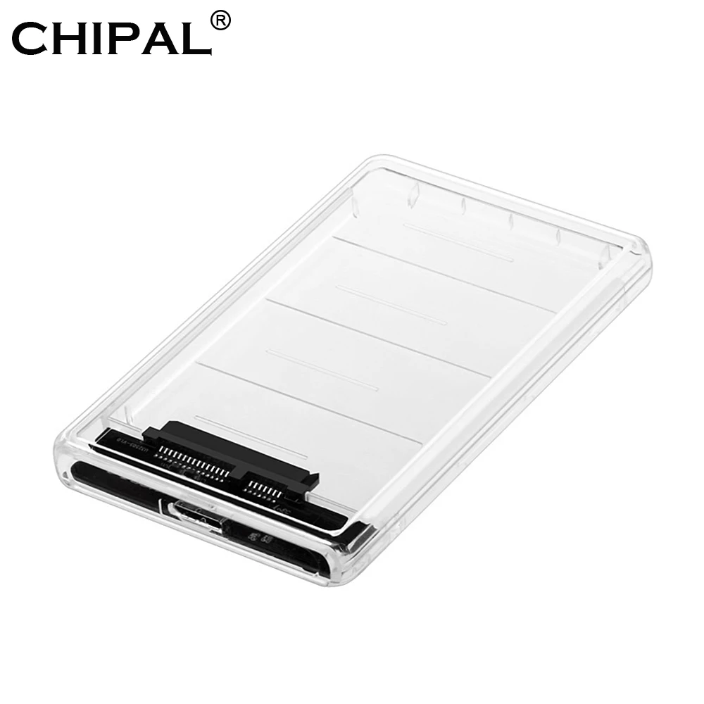 Прозрачный чехол CHIPAL для SSD накопителя с USB 9 5 адаптер DVD HDD Sata Caddy Optibay 2 мм дюйма