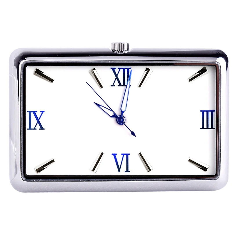 Car Quartz Watch Automobiles Interior Stick-On Auto Clock High Grade Vehicle Dashboard Time Display Accessories | Автомобили и