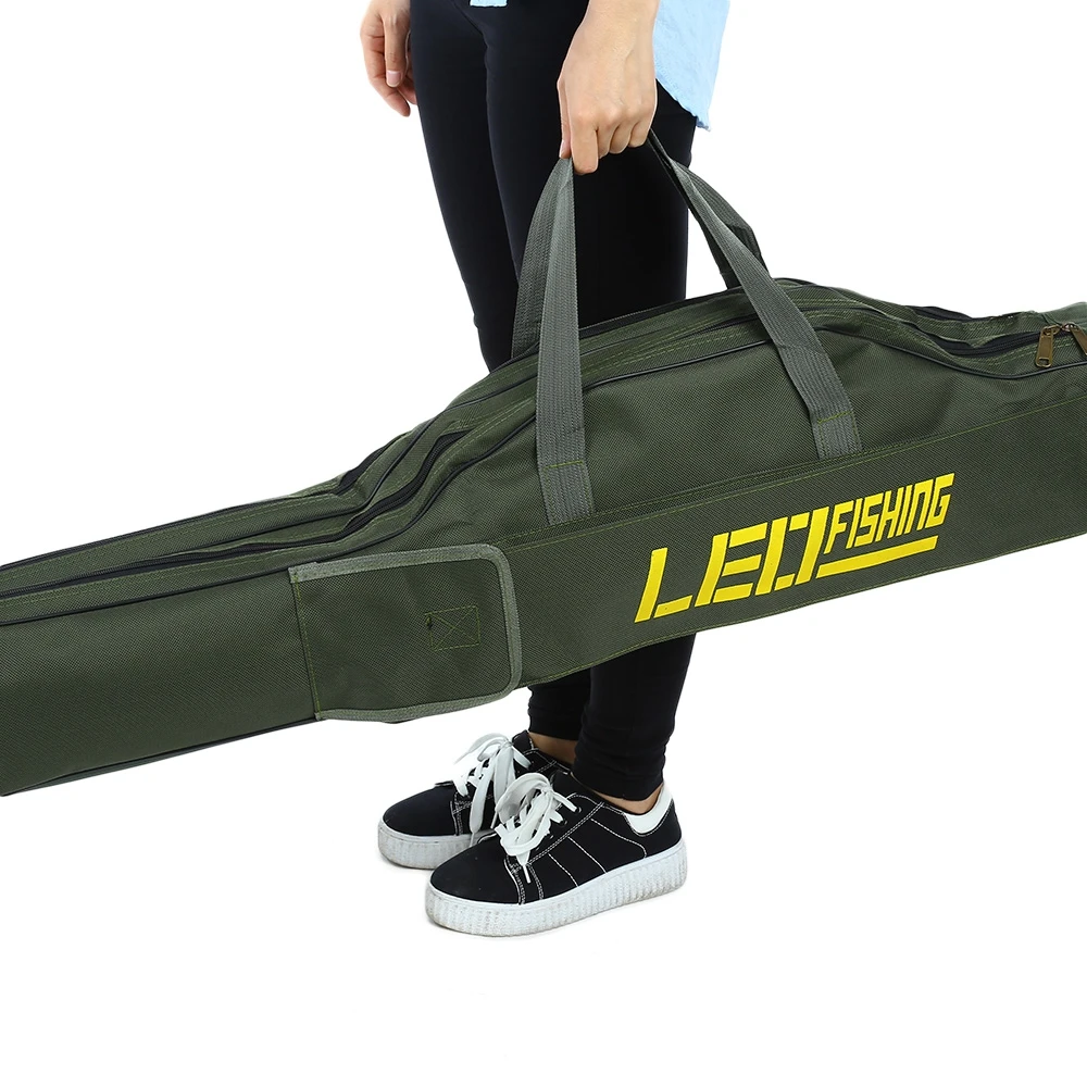 Портативный рыболовный мешок складной Удочка переноска холст рыболовные удочки