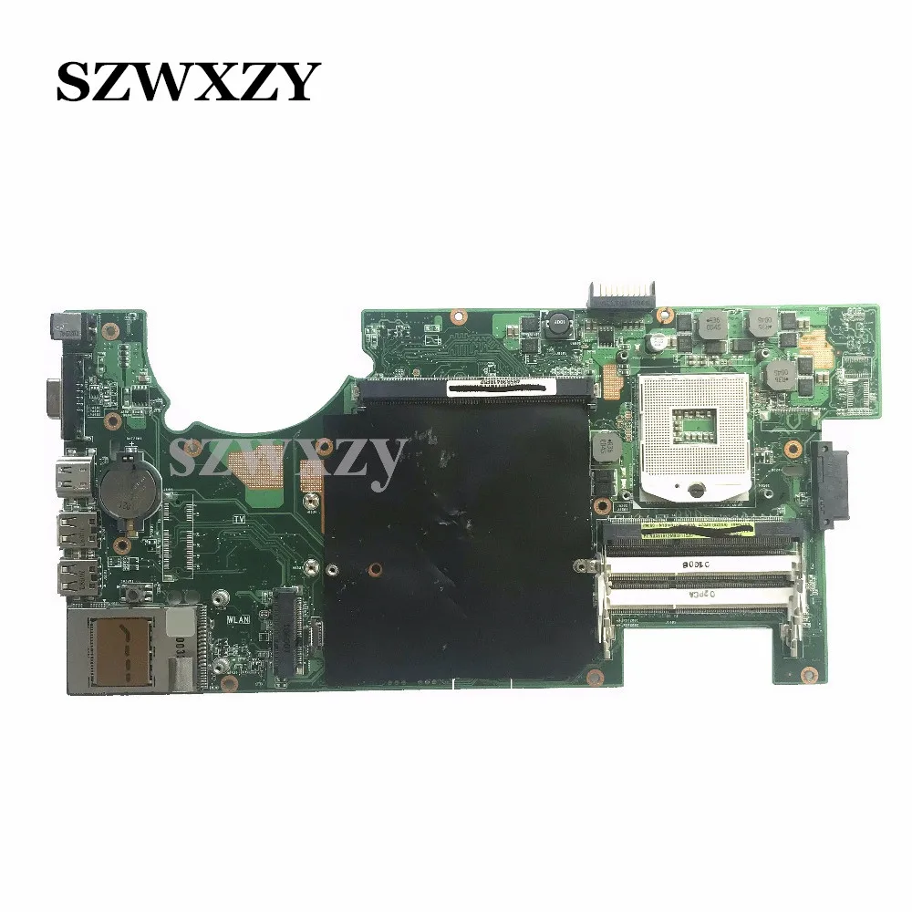 Стильный материнская плата для ноутбука ASUS G73JH серии 4 слота G73 REV: 2,0 60-NY8MB1200 HM55 DDR3 Поддержка i7 процессор