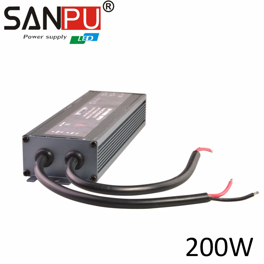 Фото SANPU 200W 12V 16.6A тонкий 175-240V Объем Один выход водонепроницаемый IP67 Импульсный SANPU 200W 12V 16.6A тонкий 175-240V Объем Один выход водонепроницаемый IP67 Импульсный