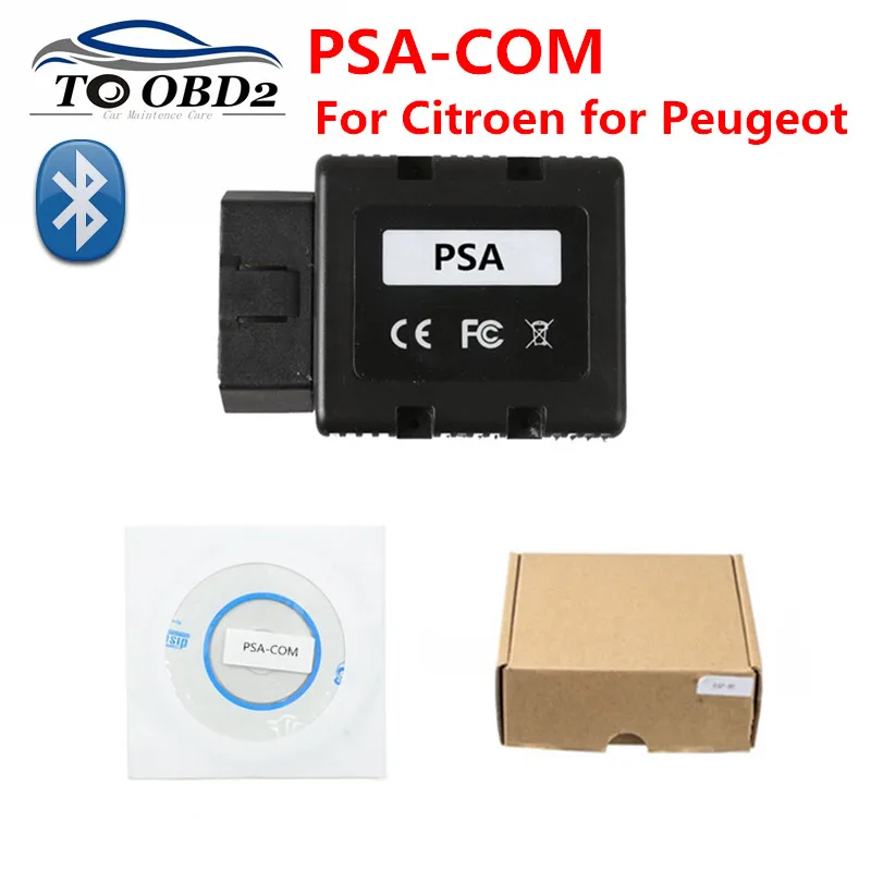 Для Citroen для автомобилей peugeot новейшая PSACOM Замена Lexia-3 PP2000 BT PSA-COM Bluetooth диагностический инструмент PSA COM