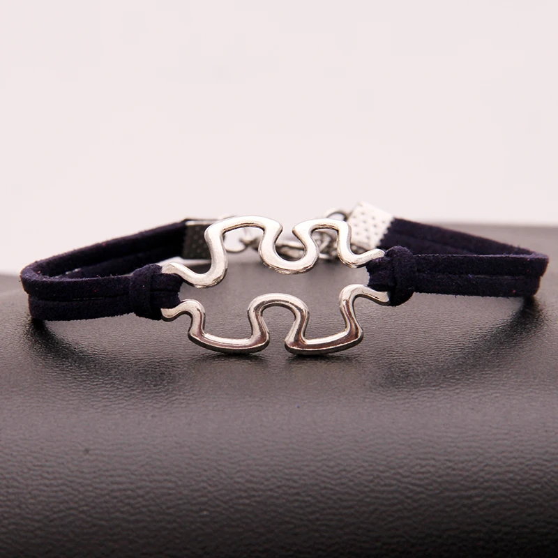 (12 шт./лот) Бесконечность браслет головоломка кулон ручной работы браслеты и