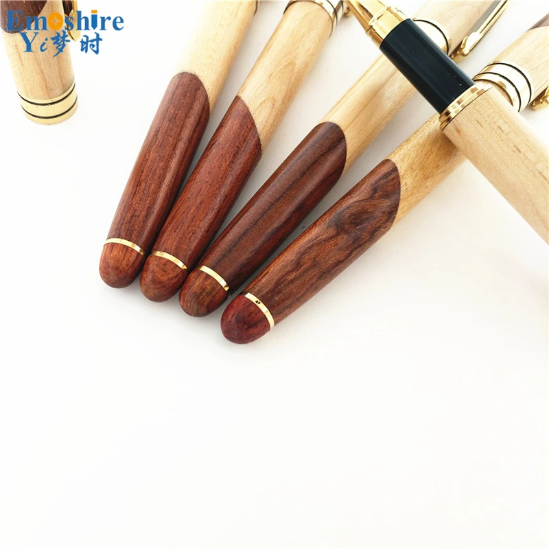 Деревянная шариковая ручка уникального дизайна металлические стержни фирменные