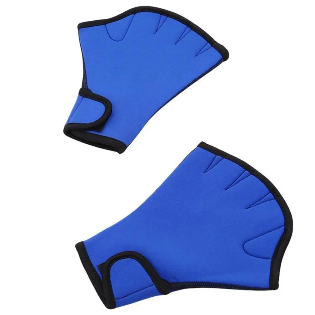 Мужская водная Фитнес тренировка с сопротивлением синий без пальцев плавание 0 3