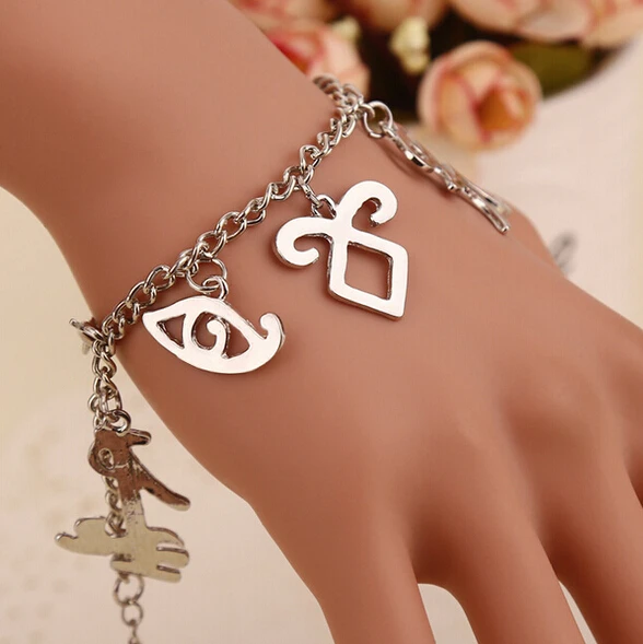 Модные украшения из фильма Город костей ангельские силы The Mortal Instruments браслеты с