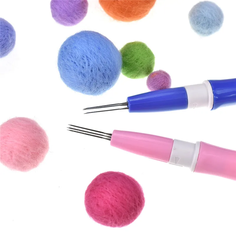 Ручка для вышивки и валяния с 3 иглами|Вязание| |