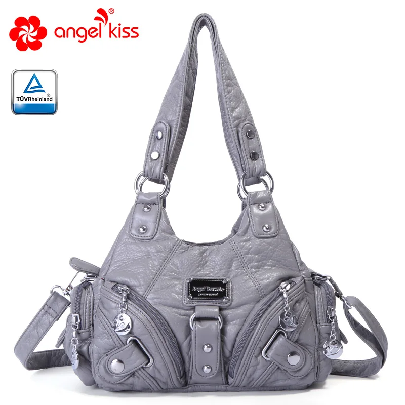 Кожаные сумки Angels kiss из мягкой искусственной кожи Женская Повседневная Сумка