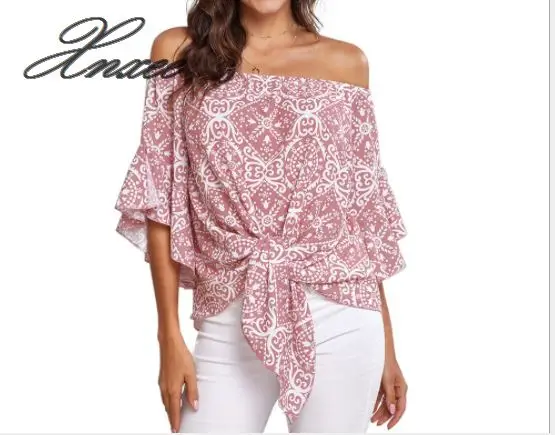 Летняя новая рубашка женская бесчувственная с воротником на плечах и