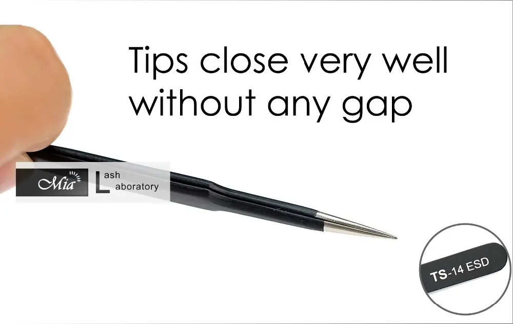 VETUS ESD14 прямой точный Пинцет для наращивания ресниц | Красота и здоровье