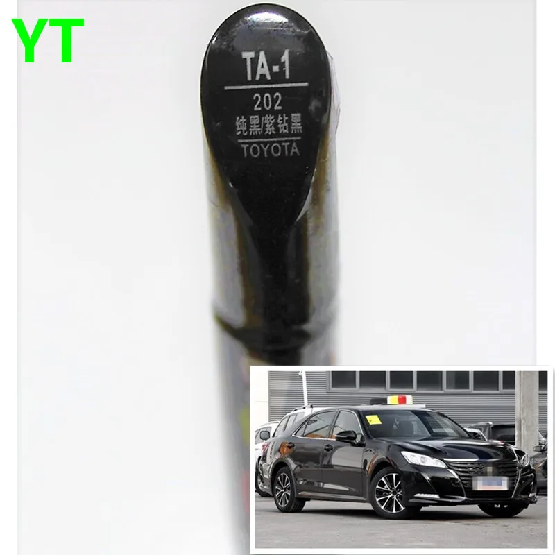 Car scratch repair pen auto paint black color for Toyota Vios Corolla Reiz vois highlander Crown RAV4 Camry Yaris | Автомобили и