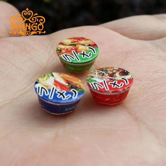 1/12 миниатюры для кукольного домика набор из 3 японских лапши быстрого