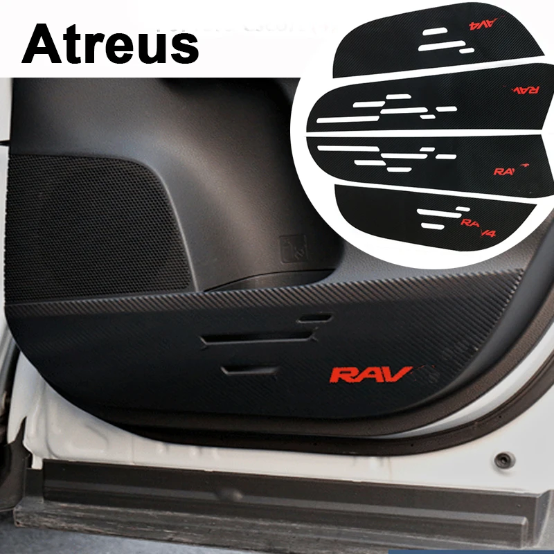 Atreus 4 шт. для Toyota RAV4 Corolla 2014 2015 2016 автомобильный Стайлинг 3D противоударный коврик