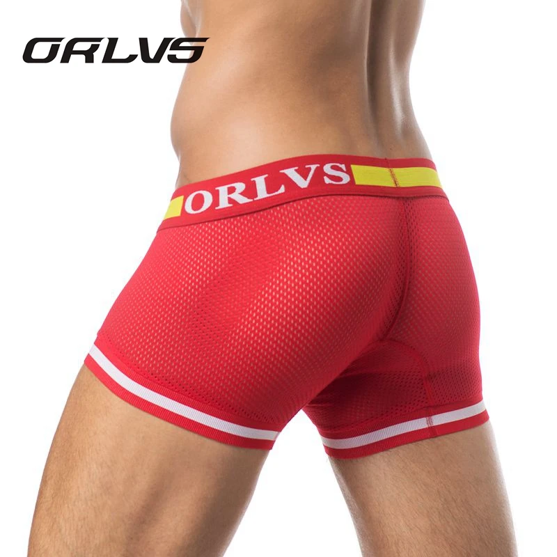 Бренд ORLVS новинка 2019 боксеры мужское нижнее белье сексуальные хлопковые