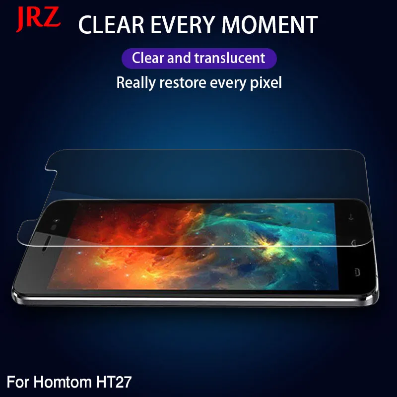 JRZ закаленное стекло для Homtom HT27 Защитная пленка экрана Замена телефона Простота