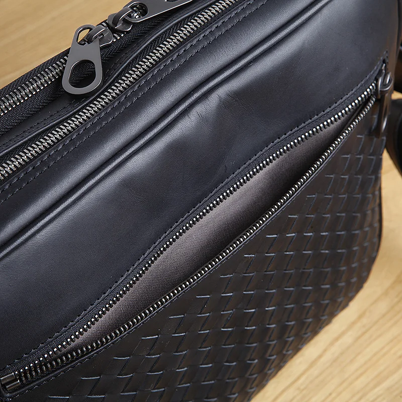 Сумка LANSPACE из натуральной кожи модная мужская сумка известного бренда через