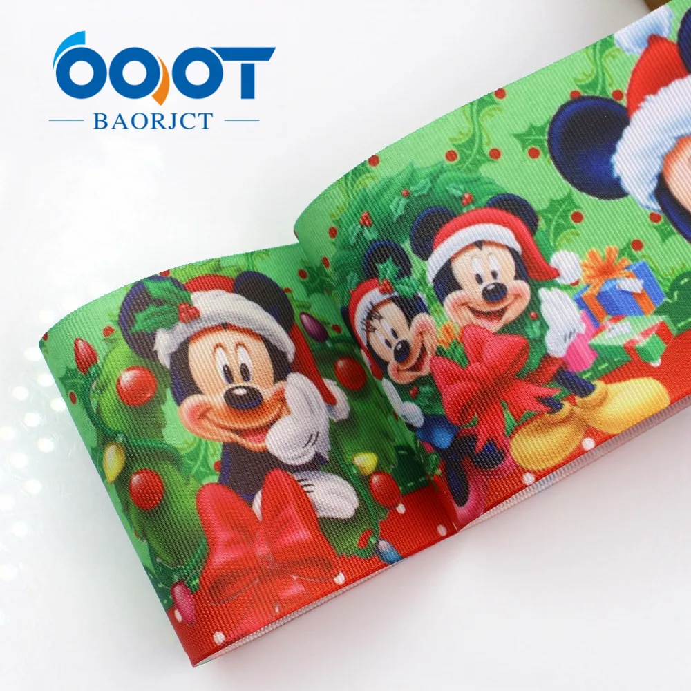 OOOT BAORJCT G 18925 1210 75 мм 10 ярдов Мультяшные ленты термопечать grosgrain Подарочная