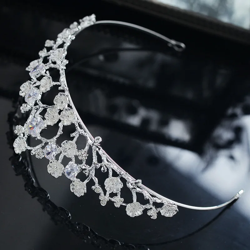 Свадебные аксессуары для волос CC роскошные тиары и короны изысканные свадебные