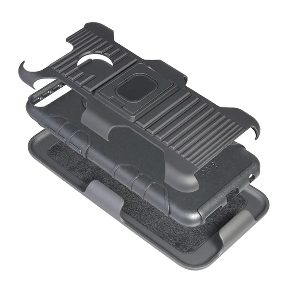 Гибридный защитный чехол с магнитным кольцом и подставкой для Huawei Y7 2018