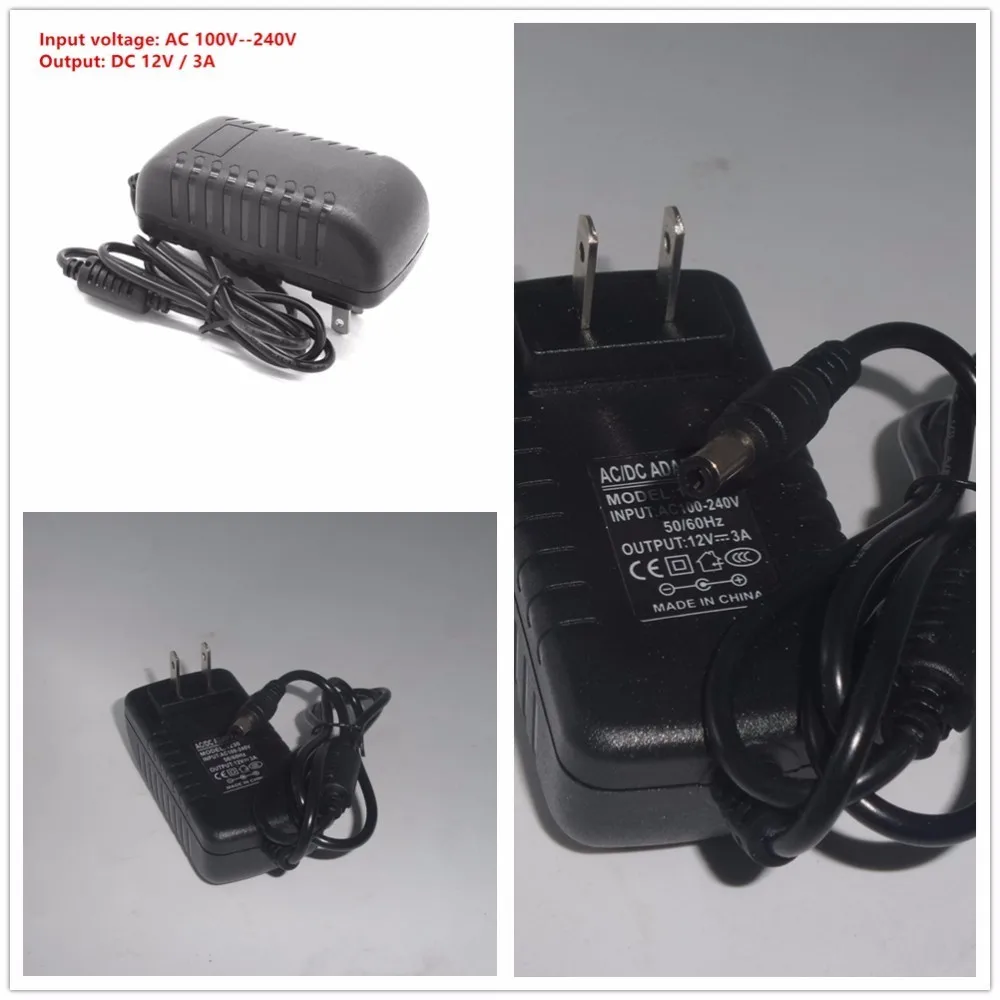 Вход AC 100V 240V DC 12V 1A 2.5A 3A 5A 6A Мощность адаптер для Светодиодный светильник DAC трубка