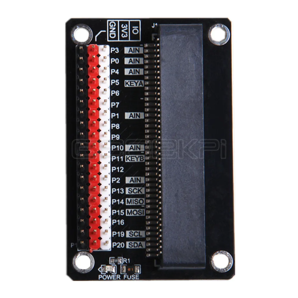 GeeekPi MicroBit Базовая удлинительная плата для прорыва Вертикальная/горизонтальная