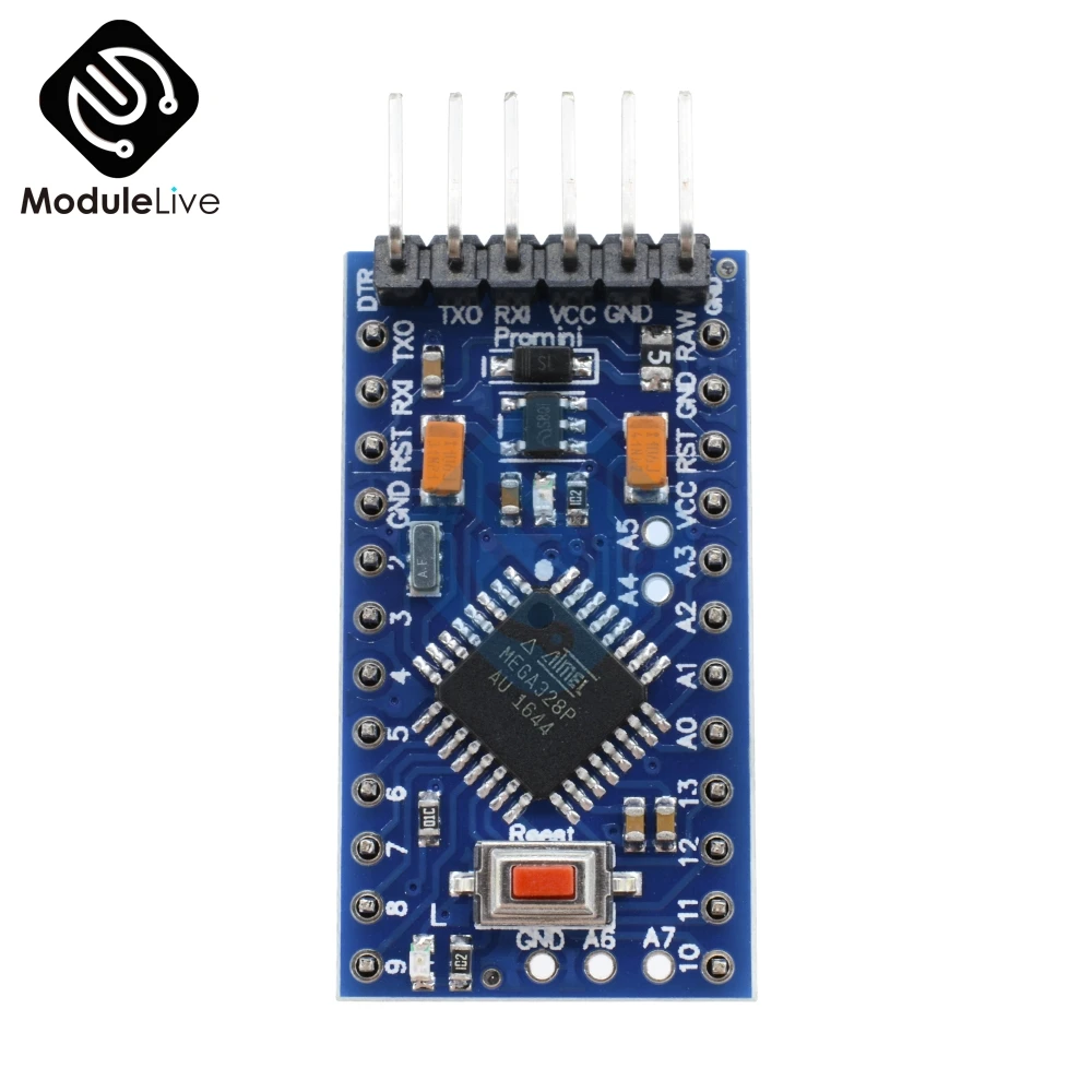 

10pcs/lot Pro Mini Atmega328 Pro Mini 328 Mini ATMEGA328 3.3V 8MHz Replace Atmega 128 For Arduino Compatible Nano