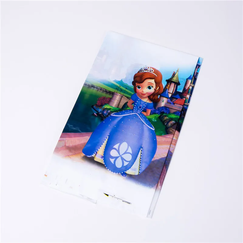 Table Cloth 1 Pcs Мультяшная Принцесса София одноразовые бумажные стаканчики тарелки салфетки баннер скатерть детский душ День Рождения украшения принадлежности - Цвет: Table Cloth 1 Pcs