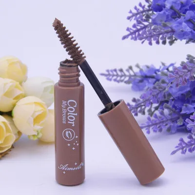 Light Brown 3 вида цветов стойкая Водостойкая тушь для бровей, крем для бровей, тени для макияжа, косметические инструменты с кистью - Цвет: Light Brown