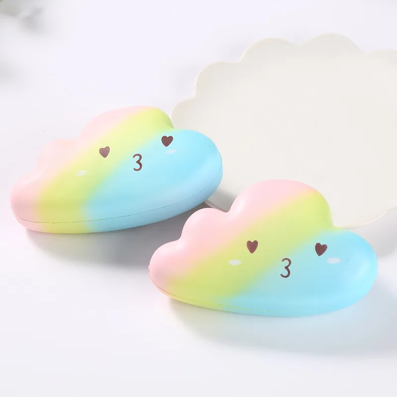 Kawaii PU мягкое облако декомпрессионные игрушки для детей мягкое облако игрушки с изображением дельфина
