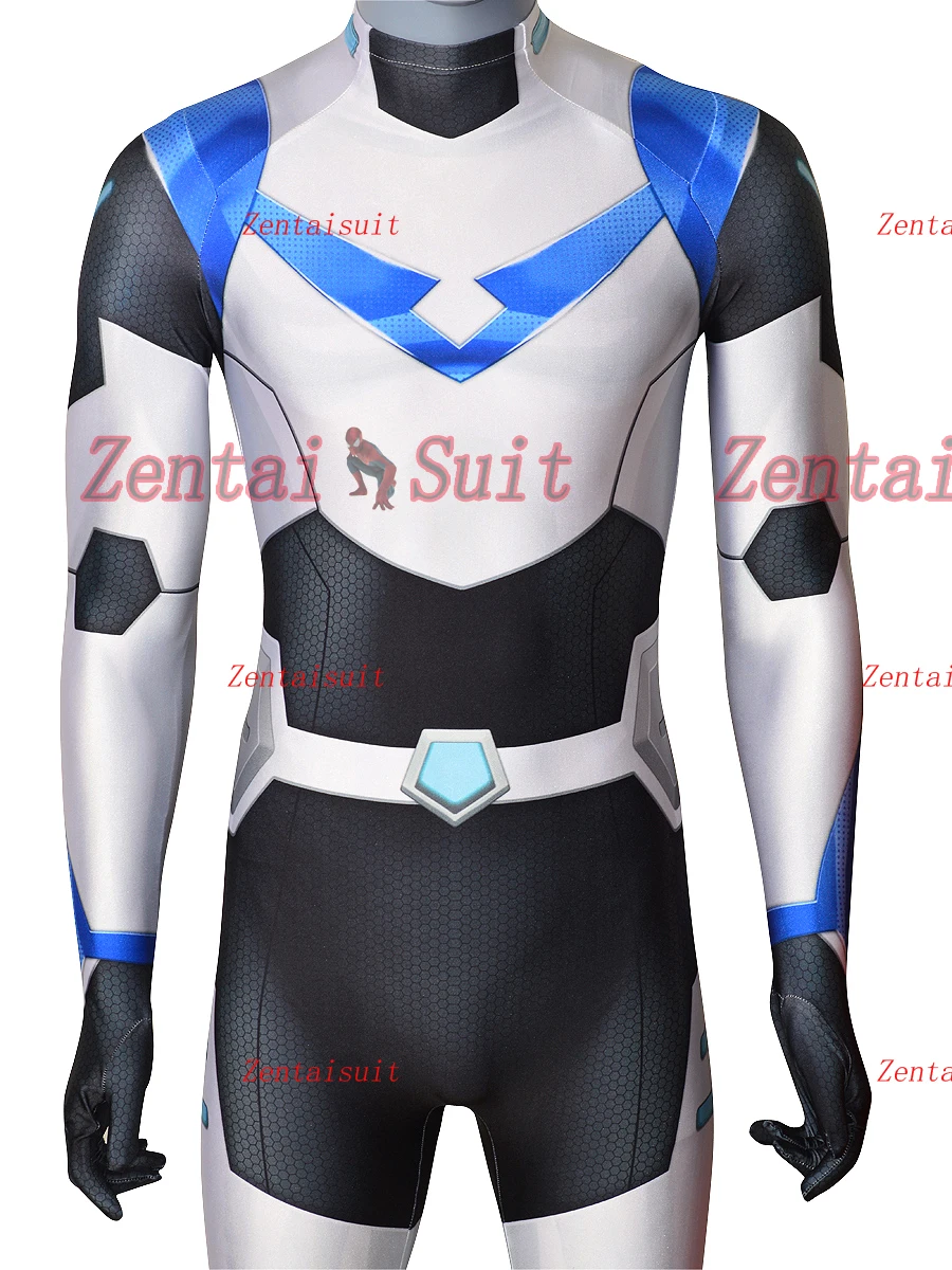 Shiro Voltron костюм Паладин Броня 3D принт спандекс Хэллоуин косплей зентай костюмы