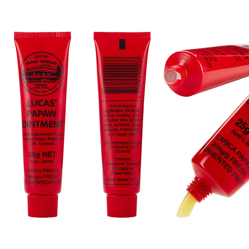 Мазь Lucas PAPAW для подгузников 2 шт. аппликатор сыпных кремов кожи папайи мазь укусов