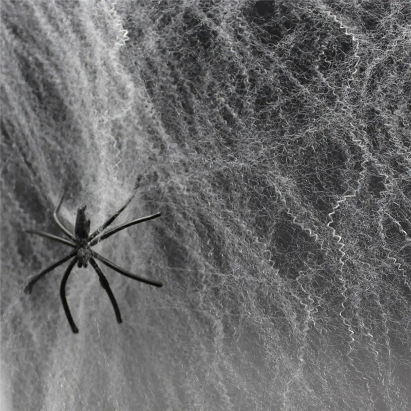 1 PC Haunted House A Must-have Halloween Party Decoration Prop Spider Web Spooky Gags & Practical Jokes |