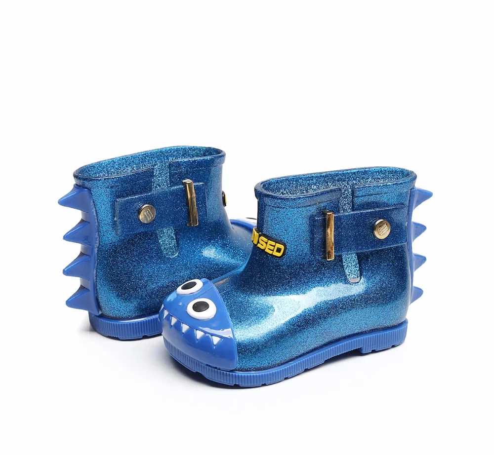 Детские непромокаемые ботинки Mini Melissa Нескользящие для девочек прозрачная обувь