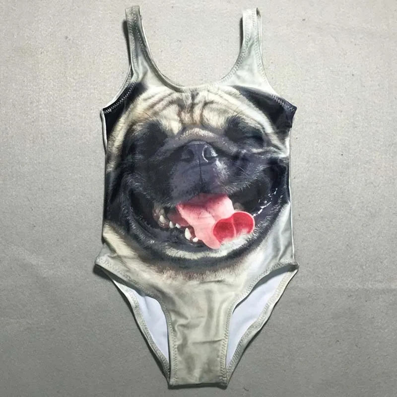 Цельный купальный костюм для маленьких девочек купальник с героями мультфильмов