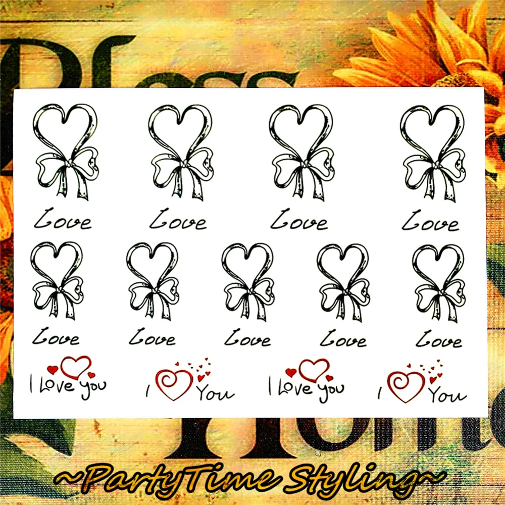 SHNAPIGN сексуальные буквы любовь Временные татуировки боди арт флэш наклейки 17*10 см